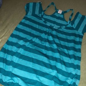 Stripped Blue Blouse